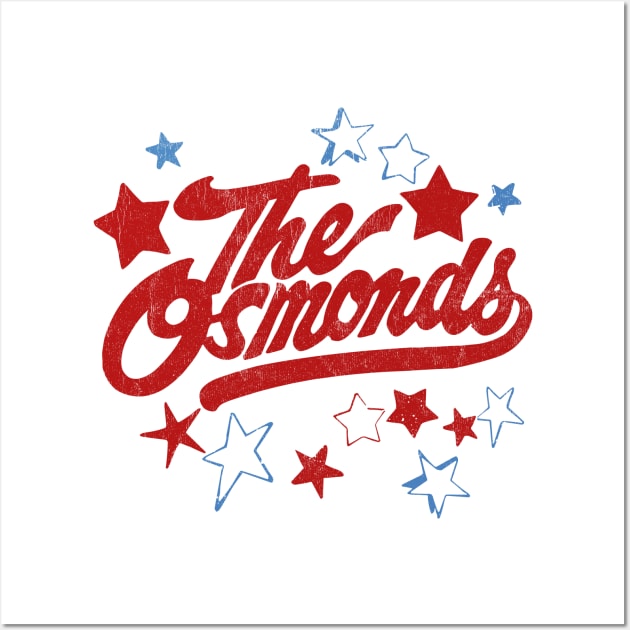 The Osmonds // Retro 1970s Faded Style Fan Design Wall Art by DankFutura